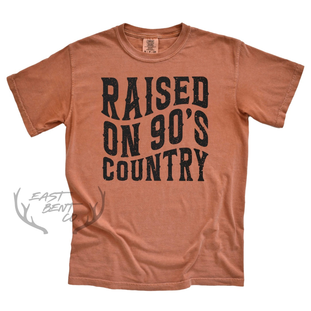 Raised on 90’s Country Adult Short Sleeve Shirt