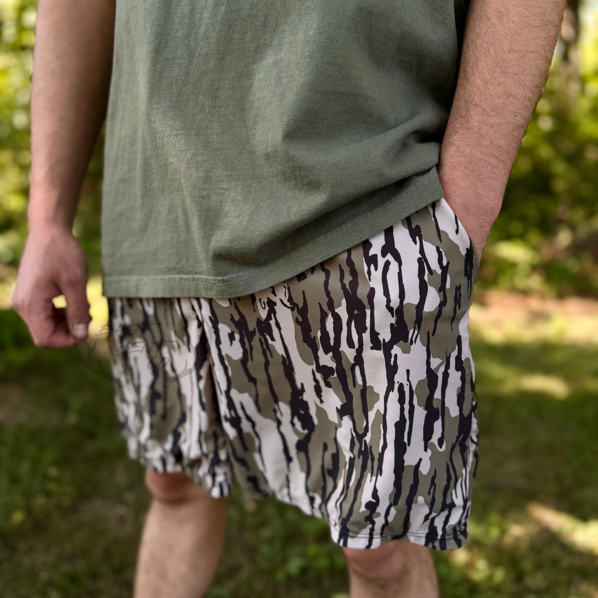 Fielder Camo Adult Swim Shorts