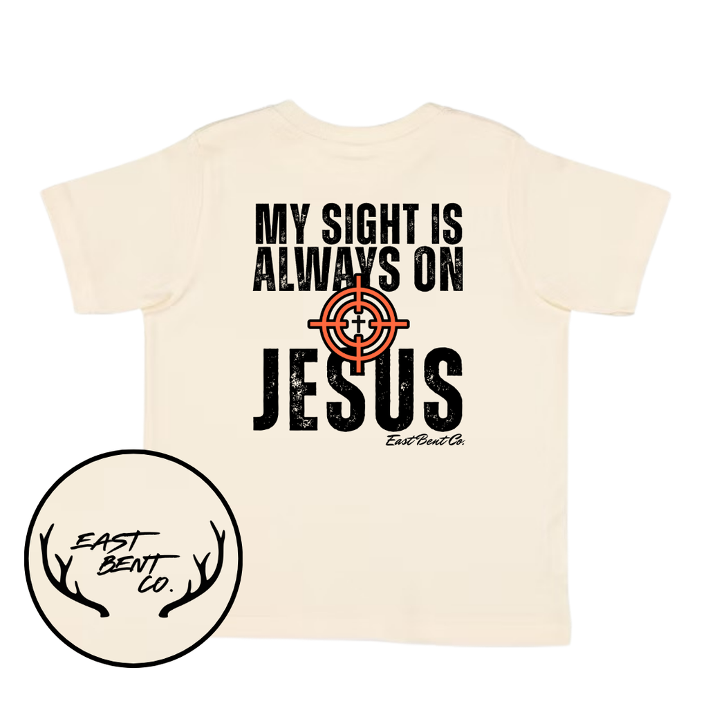 My Sight Is Always On Jesus Short Sleeve Shirt