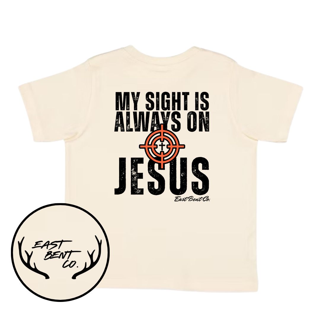 My Sight Is Always On Jesus Short Sleeve Shirt