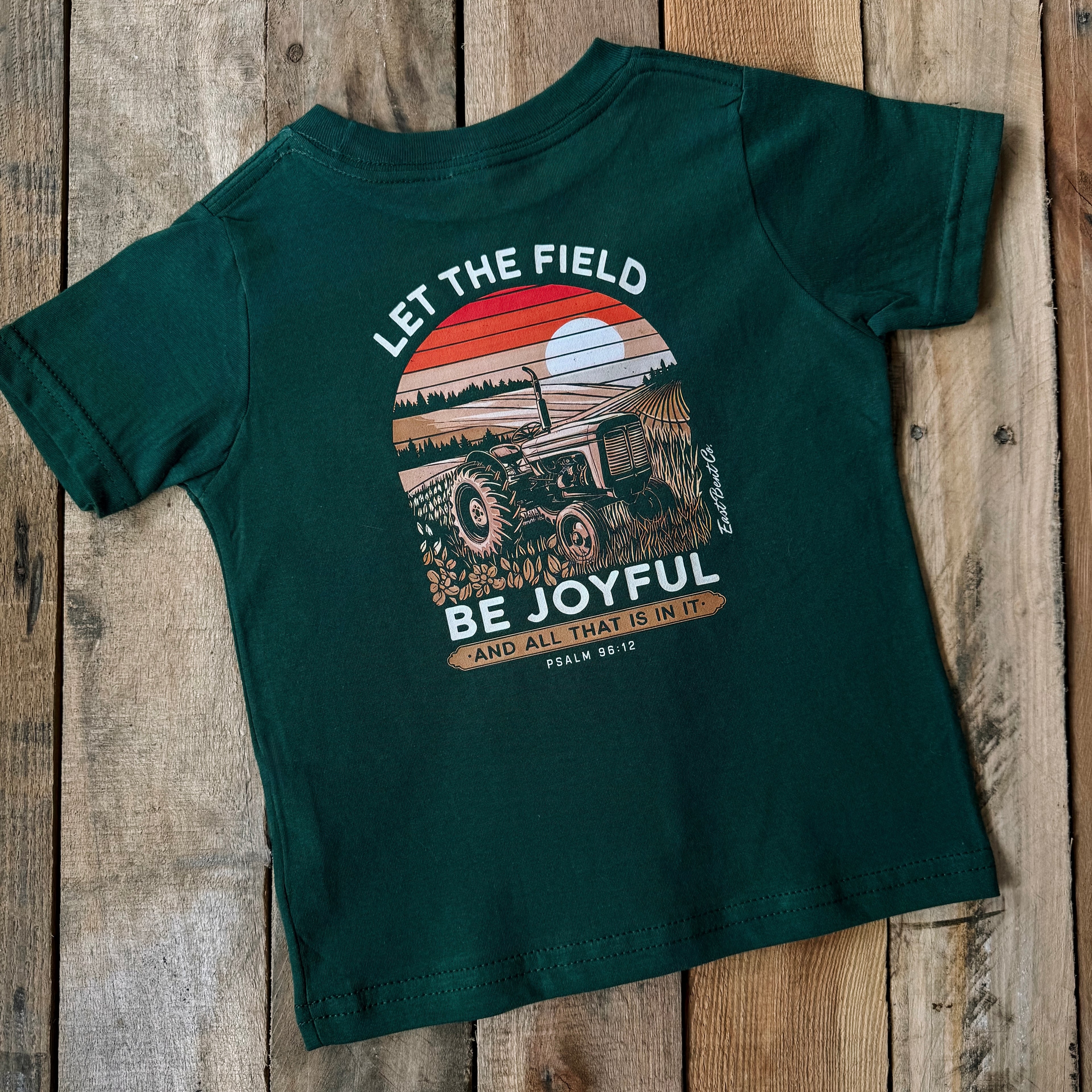 Let The Field Be Joyful Farming Short Sleeve Shirt
