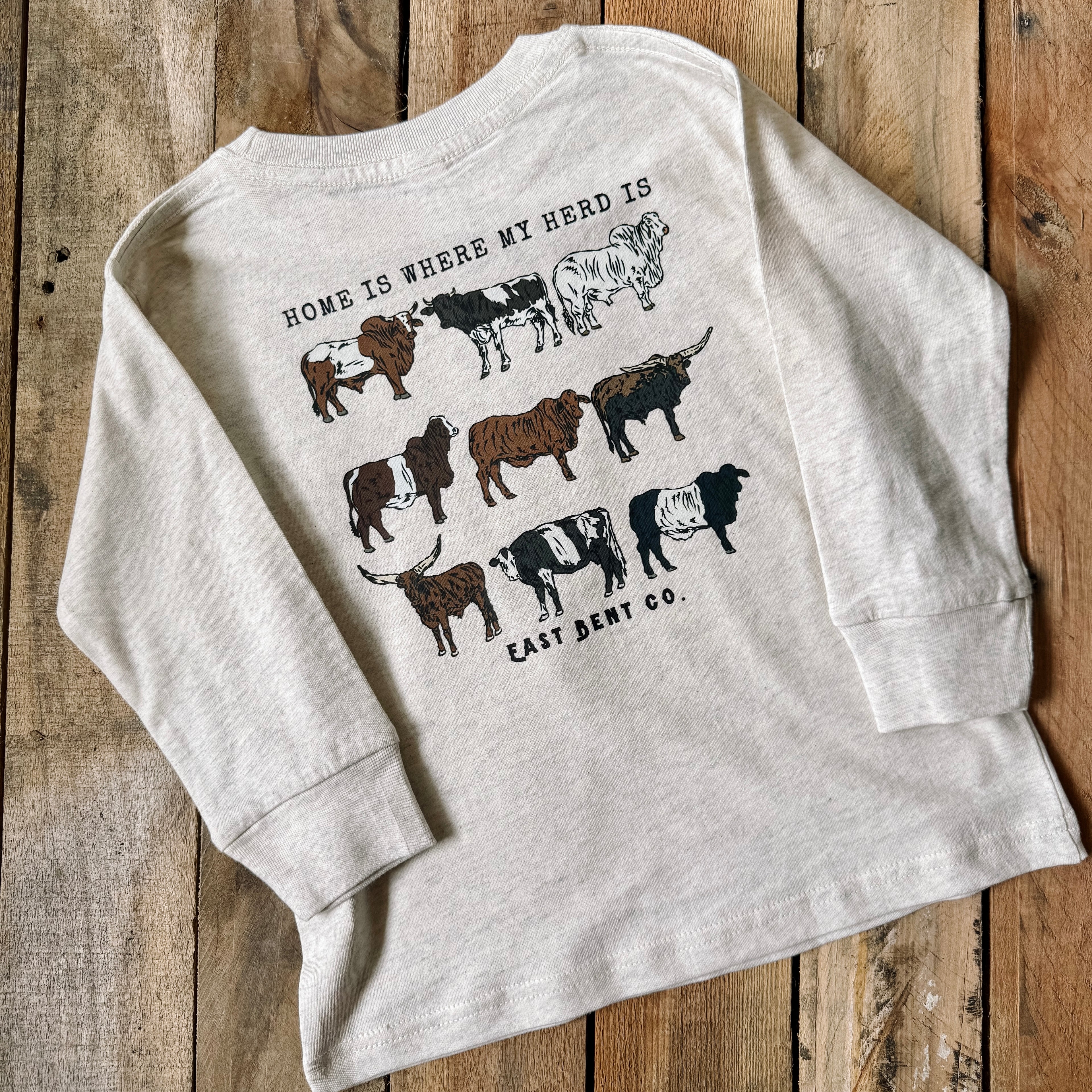 Home Is Where My Herd Is Long Sleeve Shirt