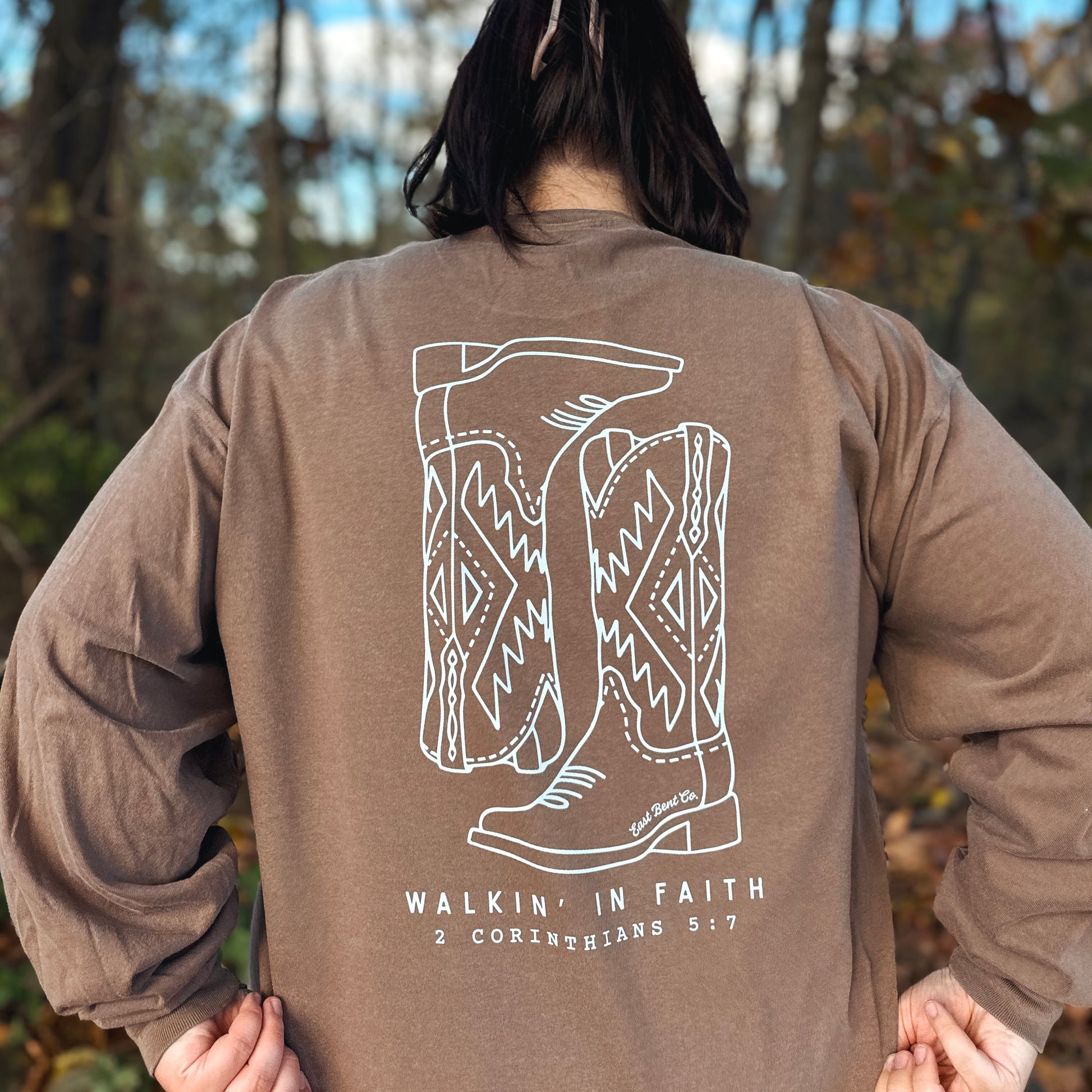 Walkin’ In Faith Adult Long Sleeve Shirt