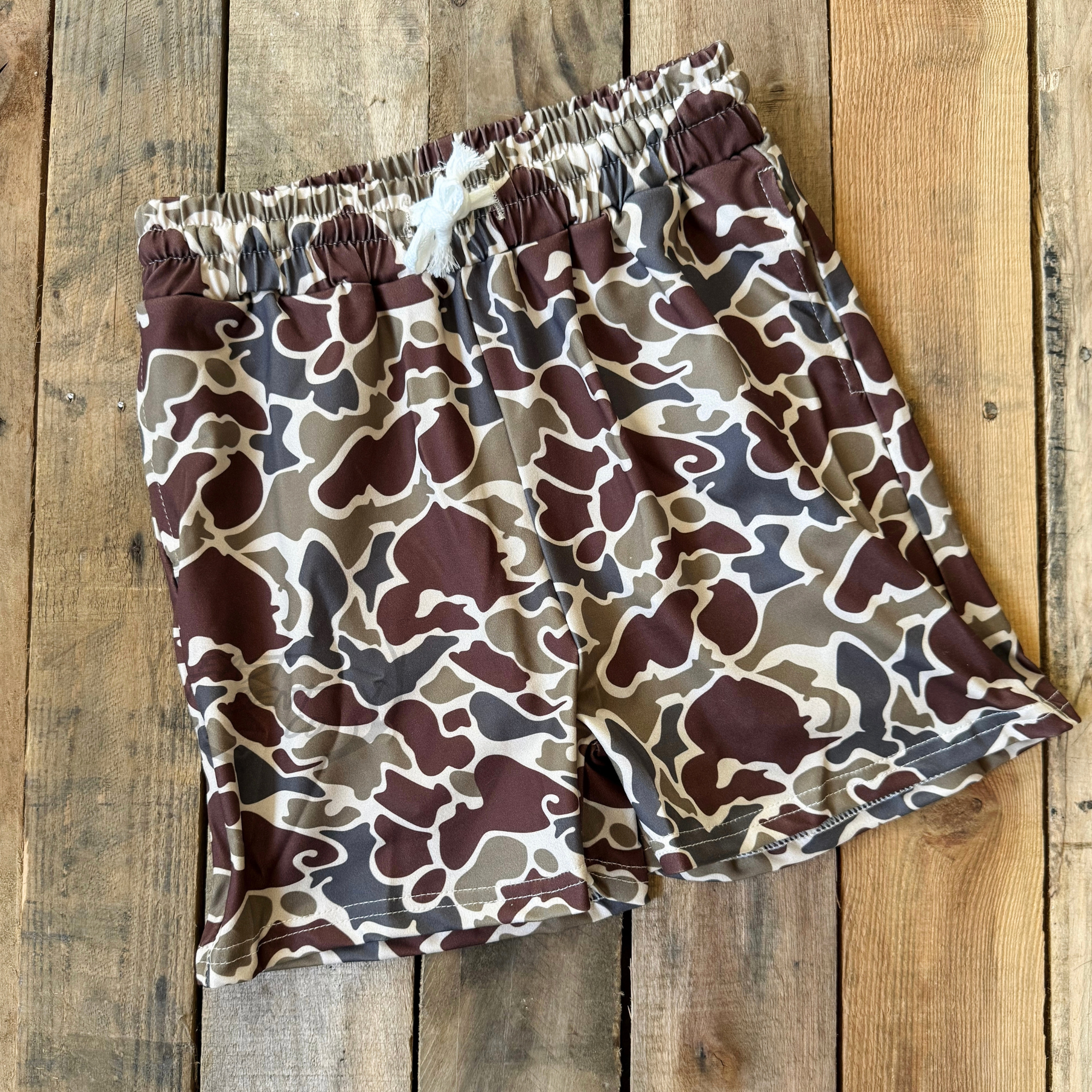 Cedar Camo Kids Chillax Shorts
