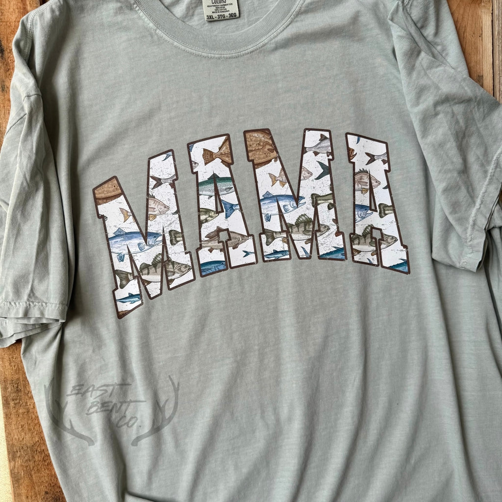 Mama Fish Adult Short Sleeve Shirt