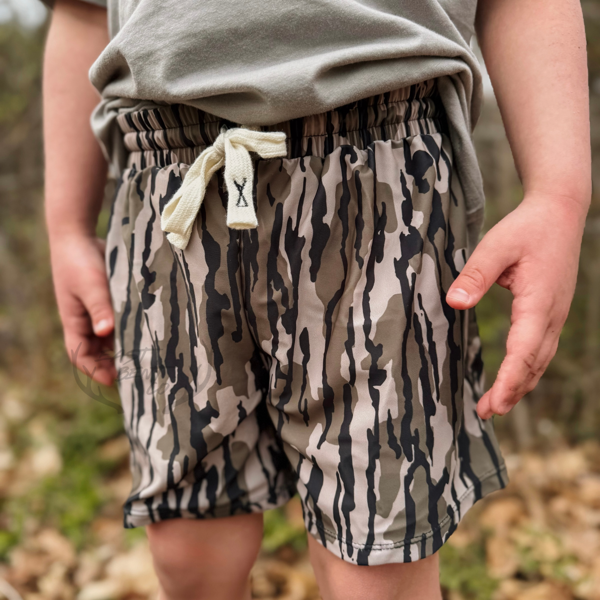 Fielder Camo Kids Swim Shorts
