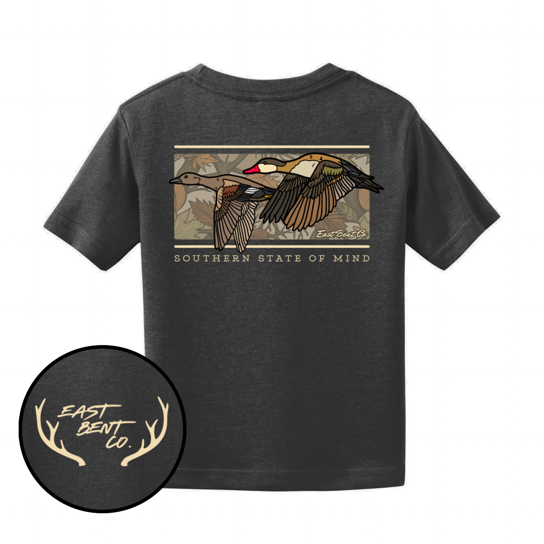 Southern State Of Mind Kids Short Sleeve Shirt