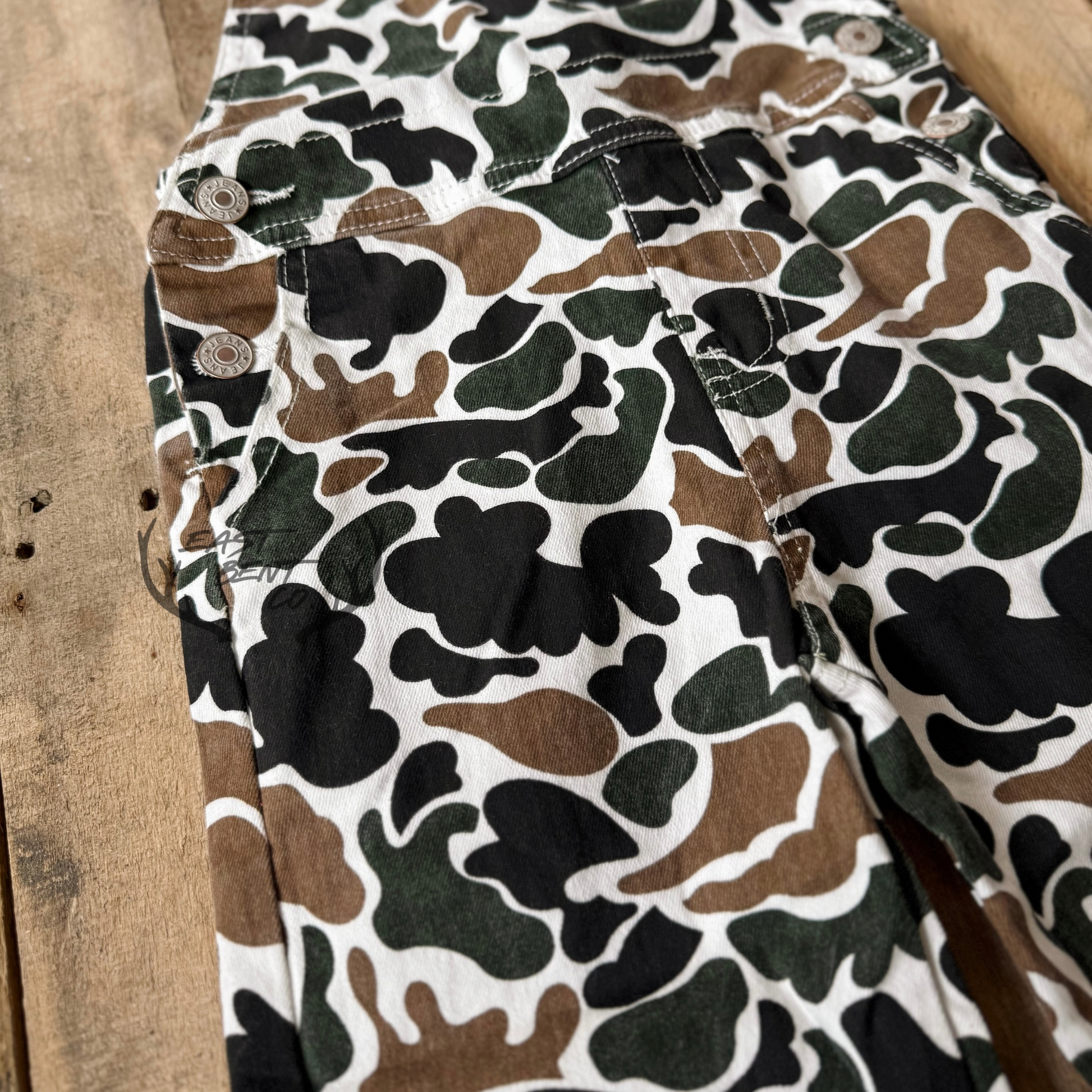 Deer Camo Kids Overalls