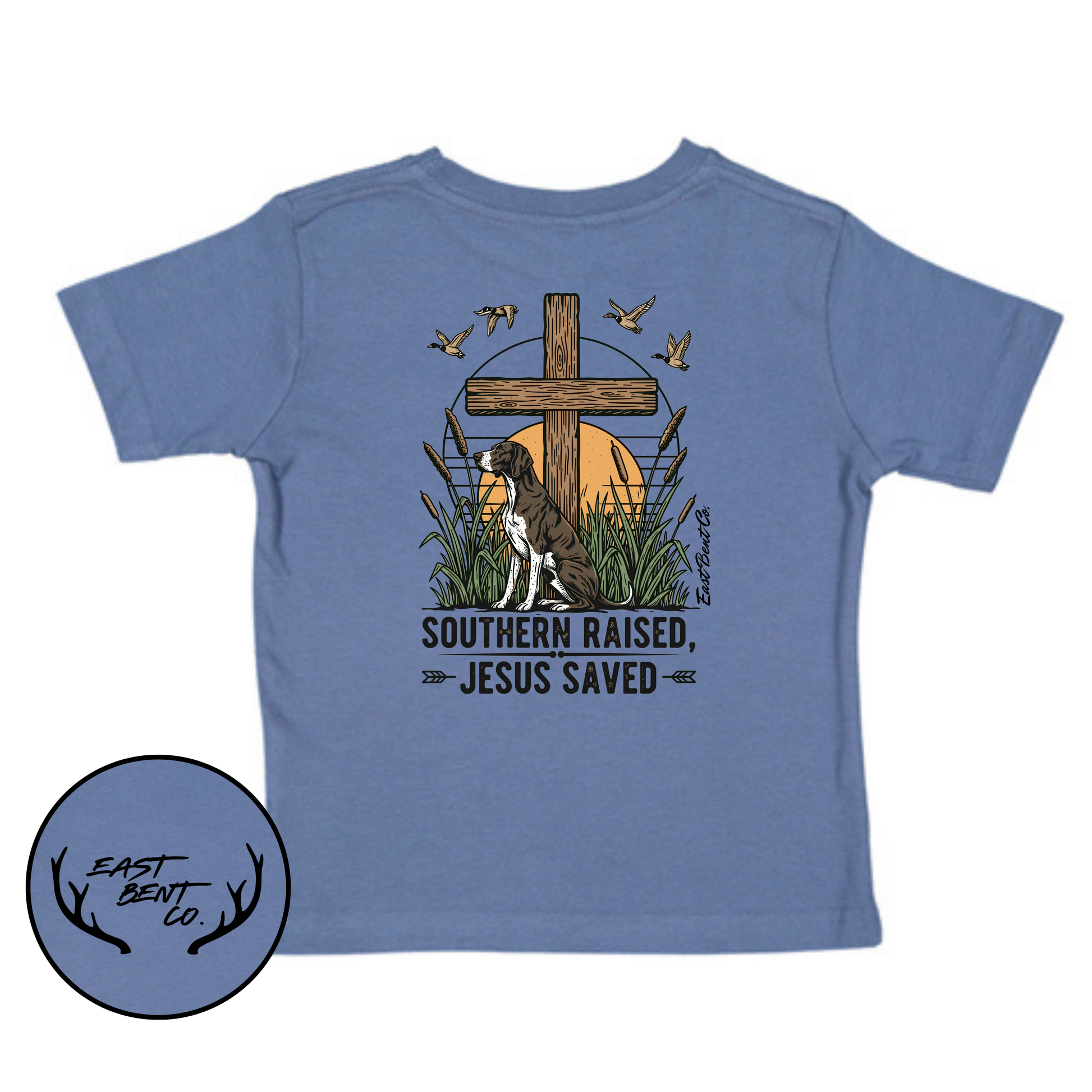Southern Raised, Jesus Saved Short Sleeve Shirt