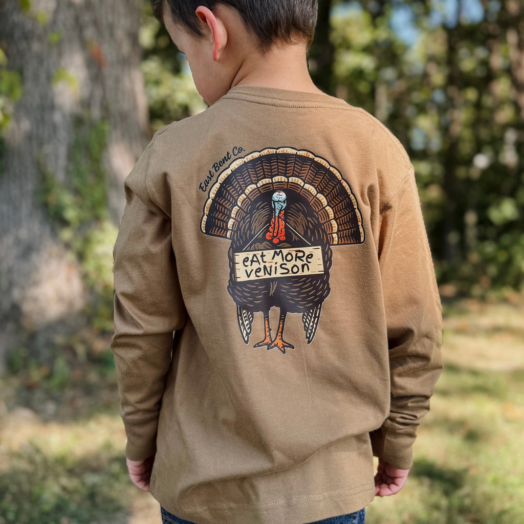 Eat More Venison Turkey Long Sleeve Shirt
