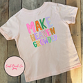 Make Heaven Crowded Girls Short Sleeve Shirt