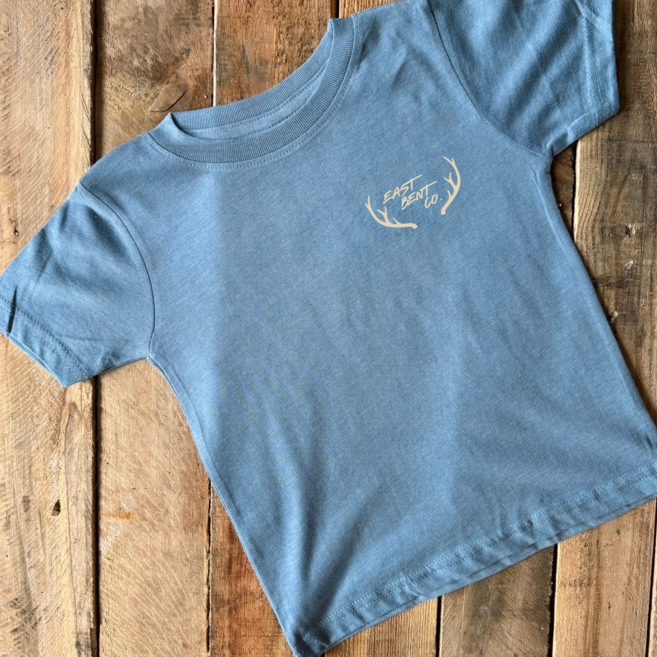 ‘Merica Buck Flag Kids Short Sleeve Shirt