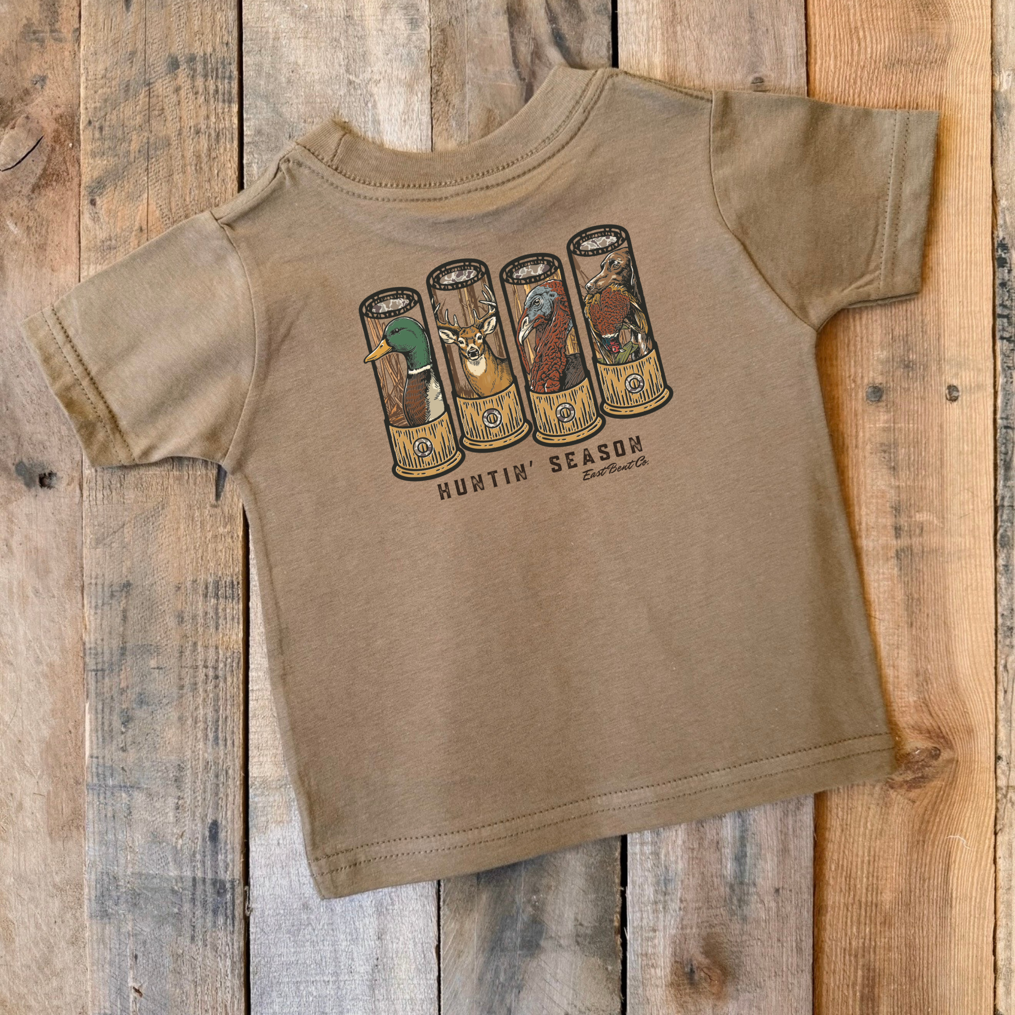 Huntin’ Season Camo Shells Short Sleeve Shirt
