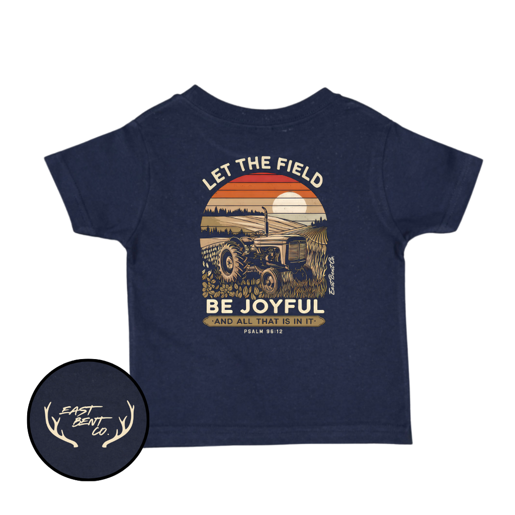 Let The Field Be Joyful Farming Short Sleeve Shirt