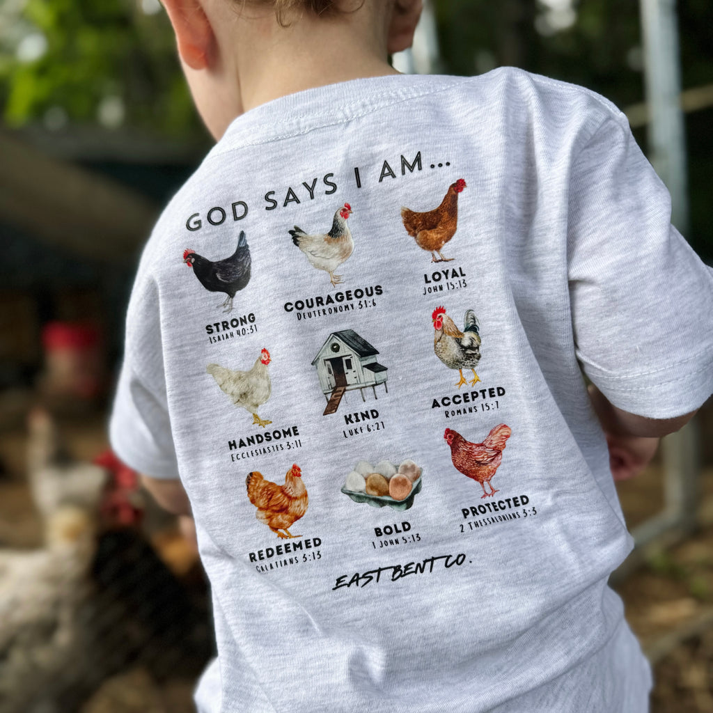 God Says I Am (Chickens) Short Sleeve Shirt