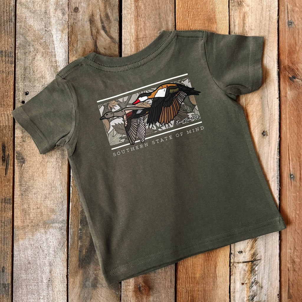 Southern State Of Mind Kids Short Sleeve Shirt