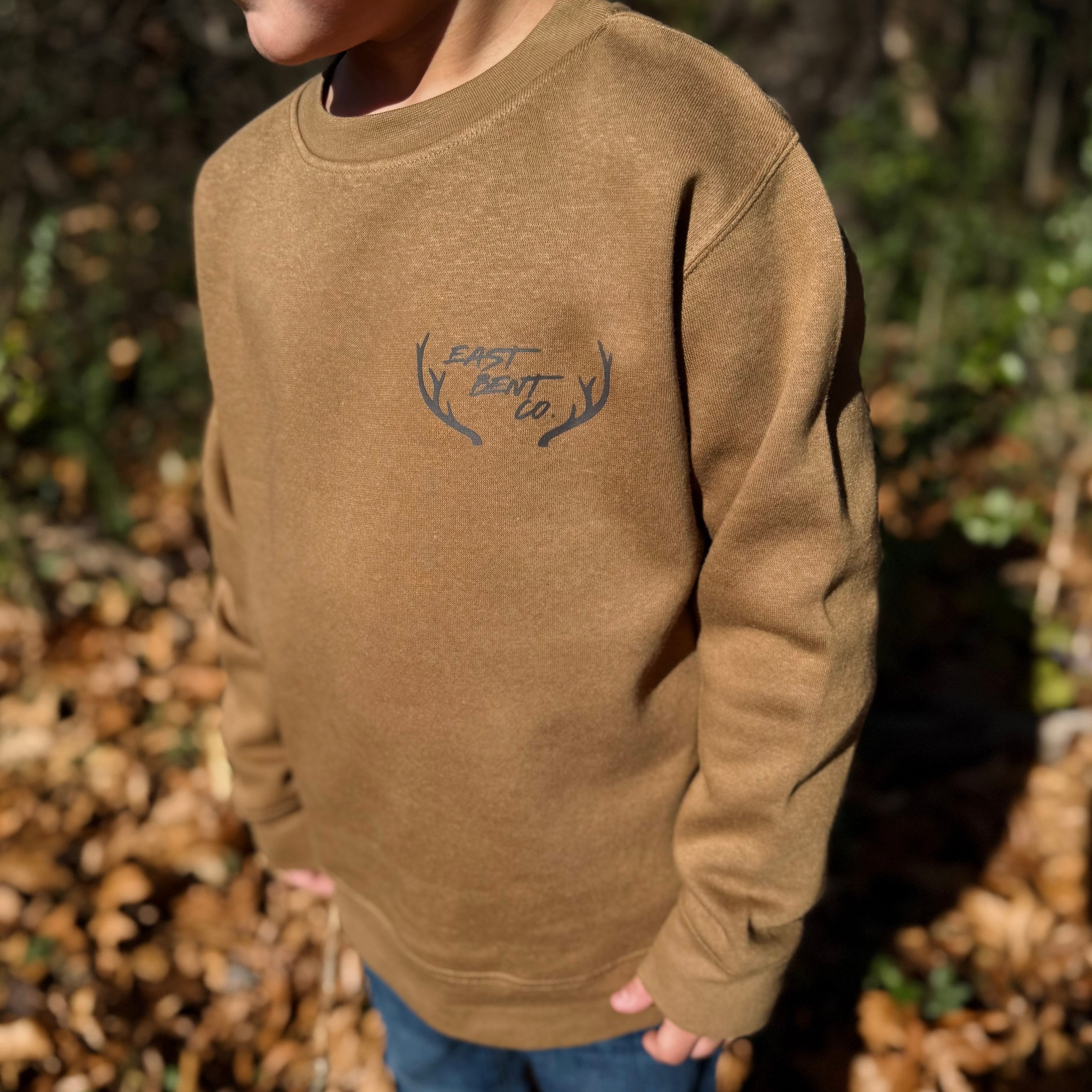 East Bent Co. Deer Stamp Crewneck Sweatshirt