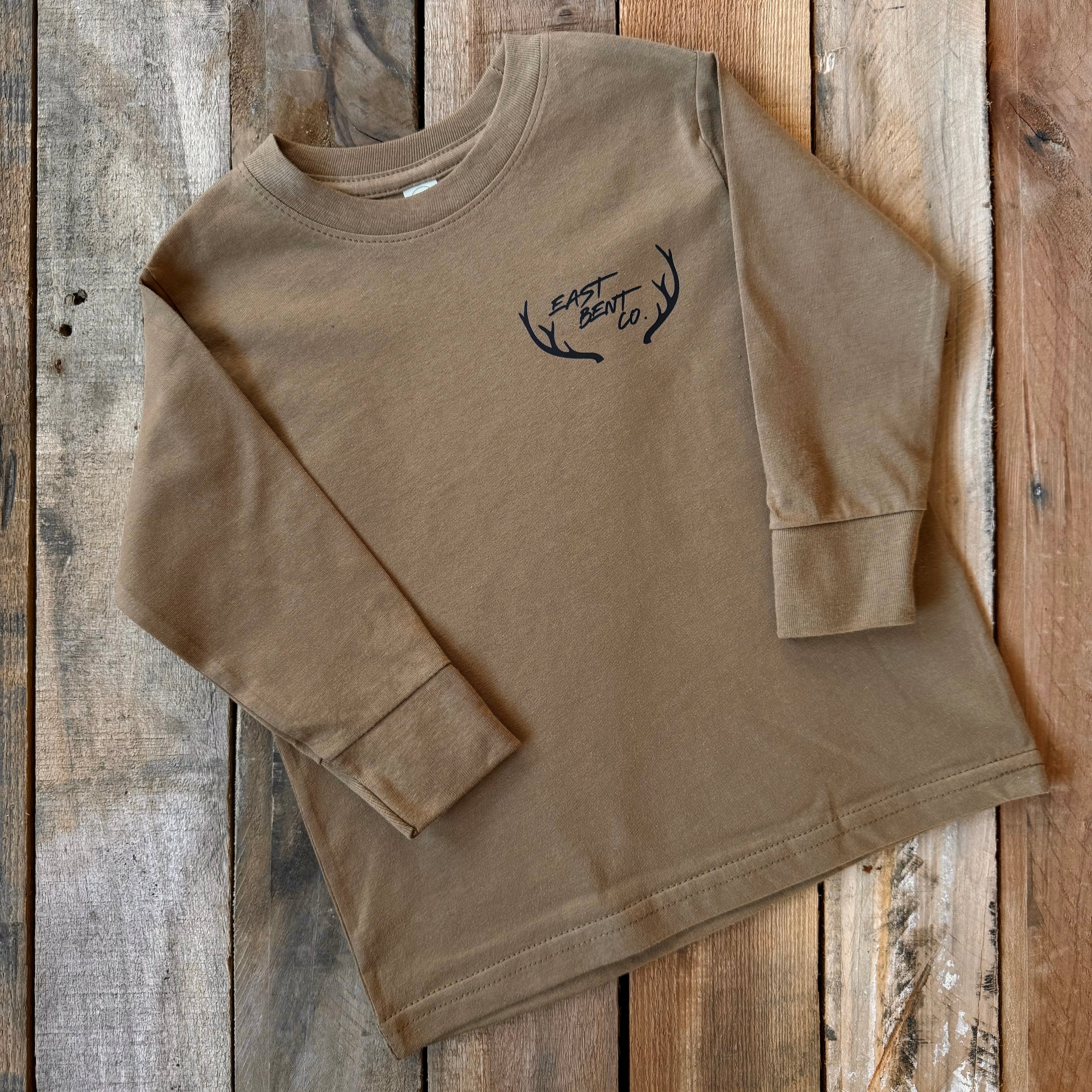 Deer Hunting Arrowhead Kids Long Sleeve Shirt
