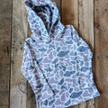 Gravel Camo Kids Long Sleeve Hooded Performance Shirt