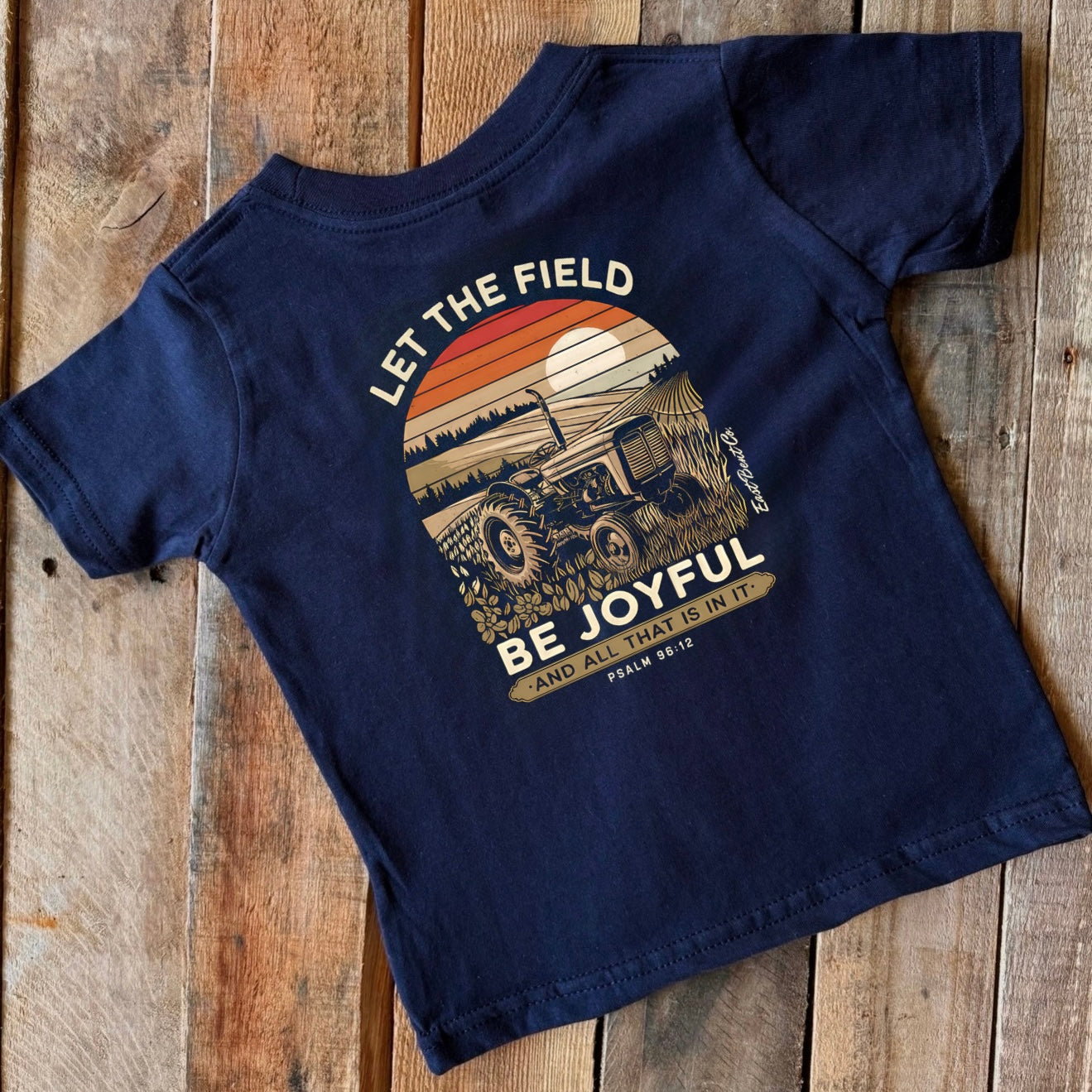 Let The Field Be Joyful Farming Short Sleeve Shirt