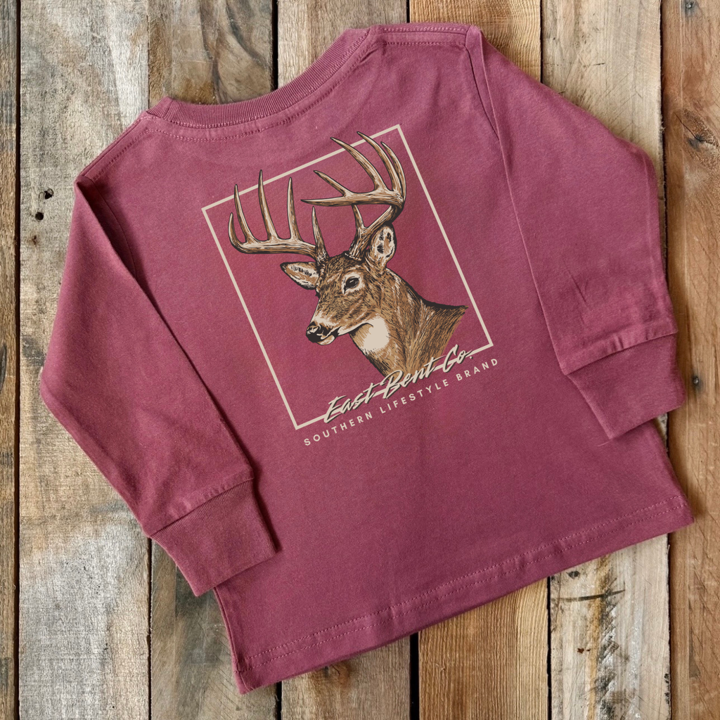 Southern Deer Logo Long Sleeve Shirt