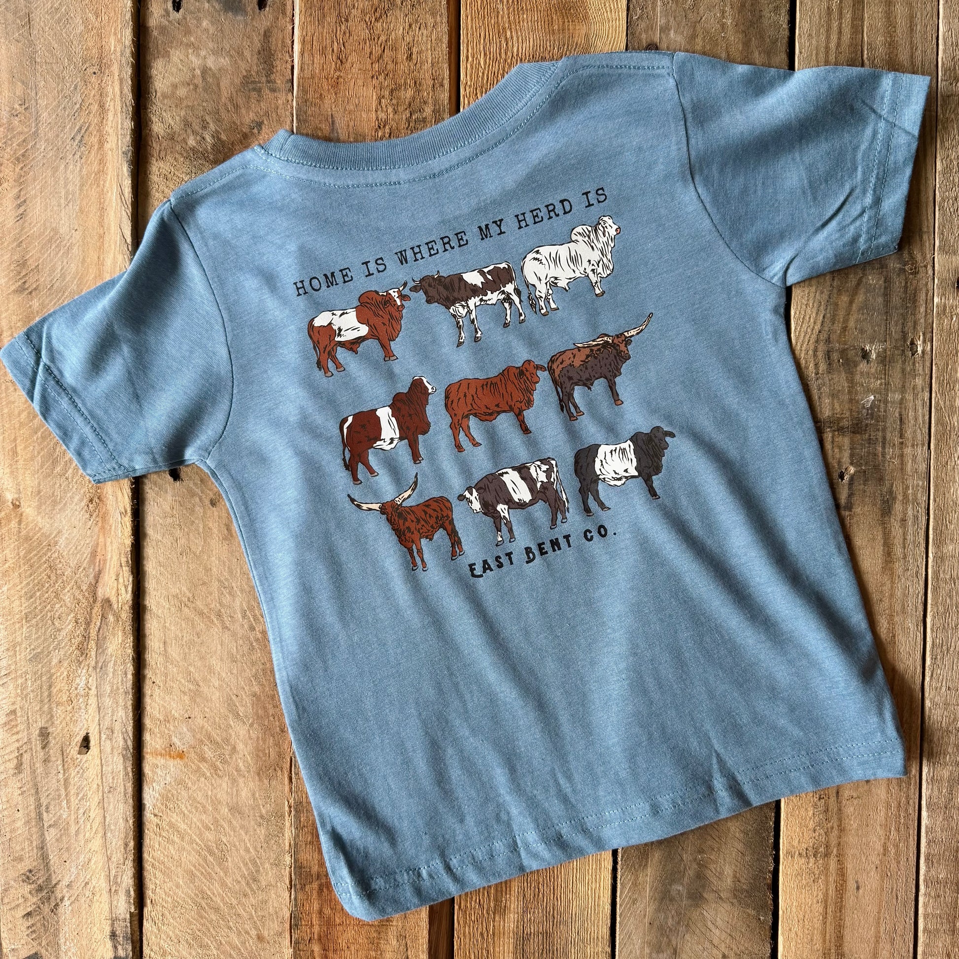 Home Is Where My Herd Is Short Sleeve Shirt
