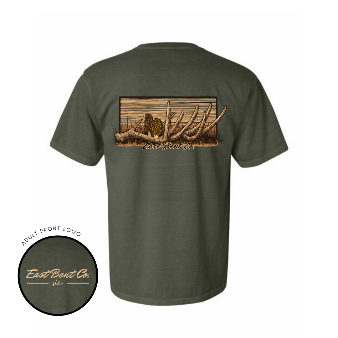 Morel Mushroom Hunt Adult Short Sleeve Shirt