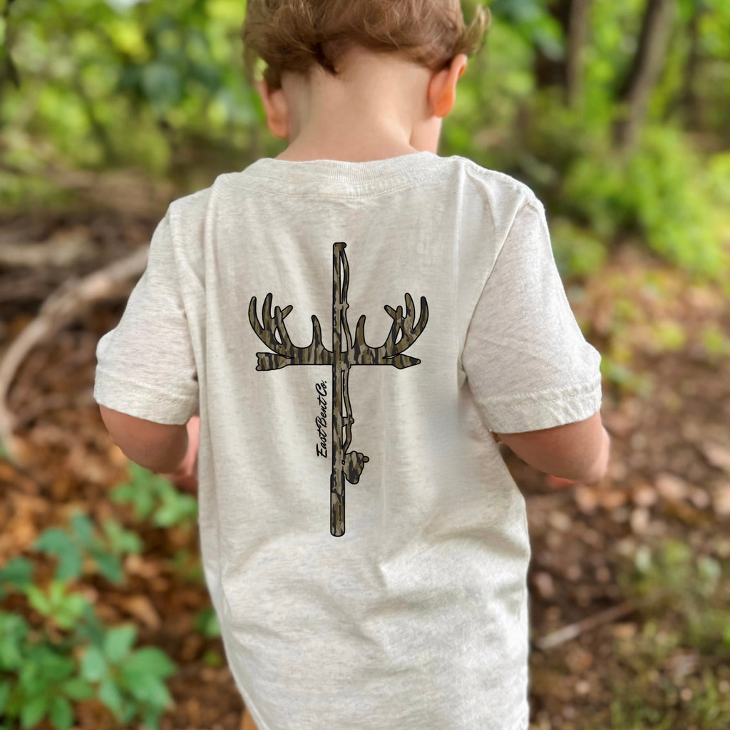 Camo Huntin’ Fishin’ Cross Short Sleeve Shirt