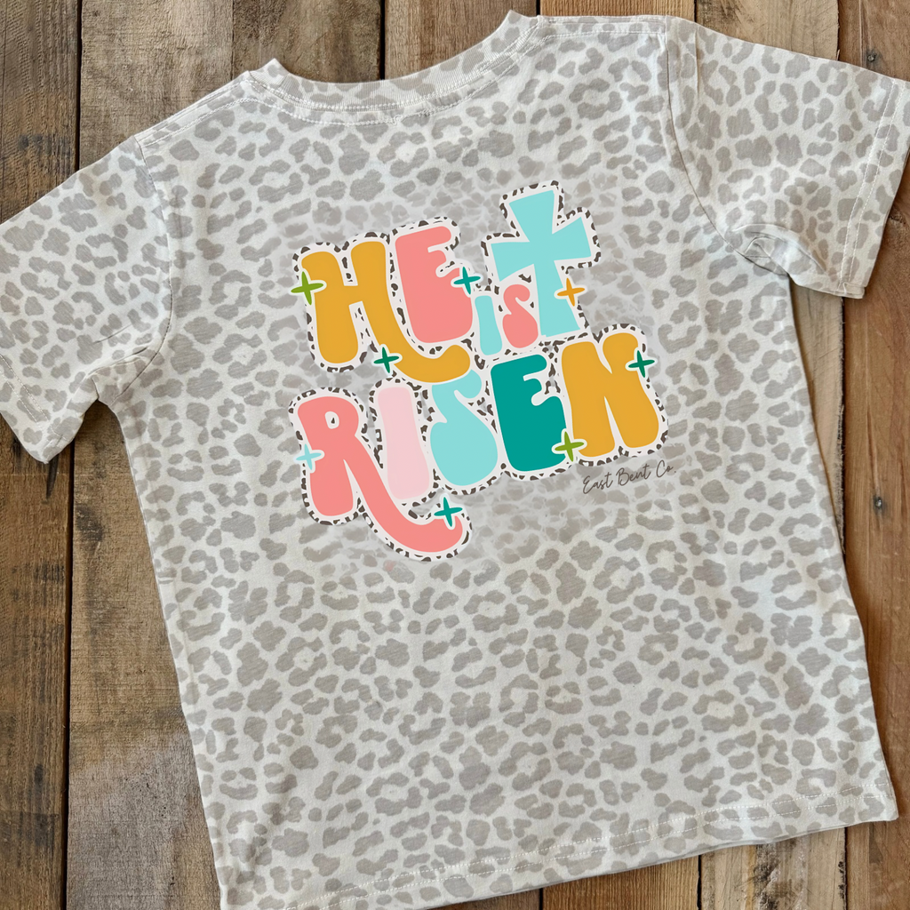 He Is Risen Girls Short Sleeve Shirt