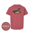 Wood Duck Logo Youth Comfort Colors Short Sleeve Shirt