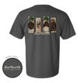 Camo Waterfowl Grid Adult Short Sleeve Shirt