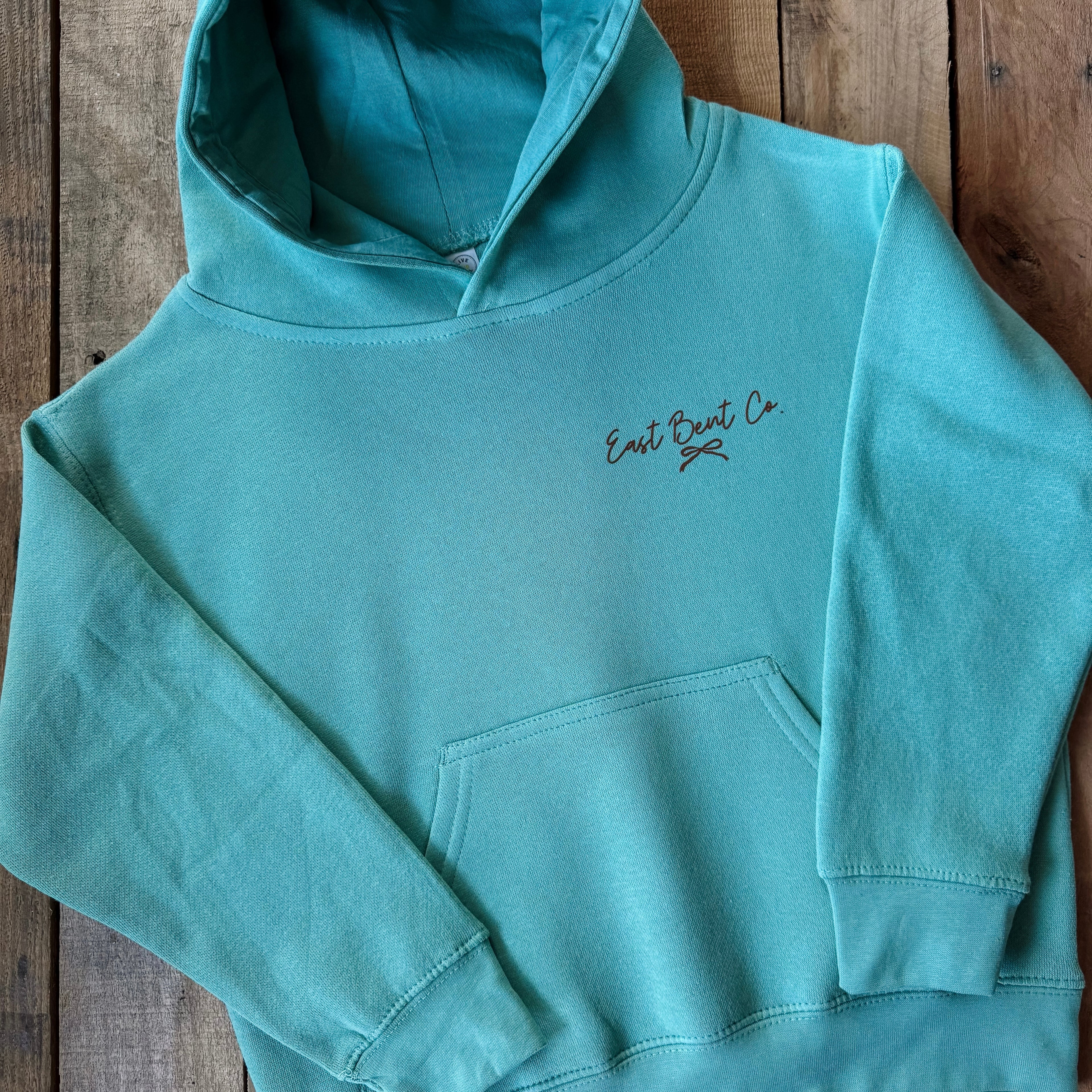 Floral Chicken Girls Kids Hoodie