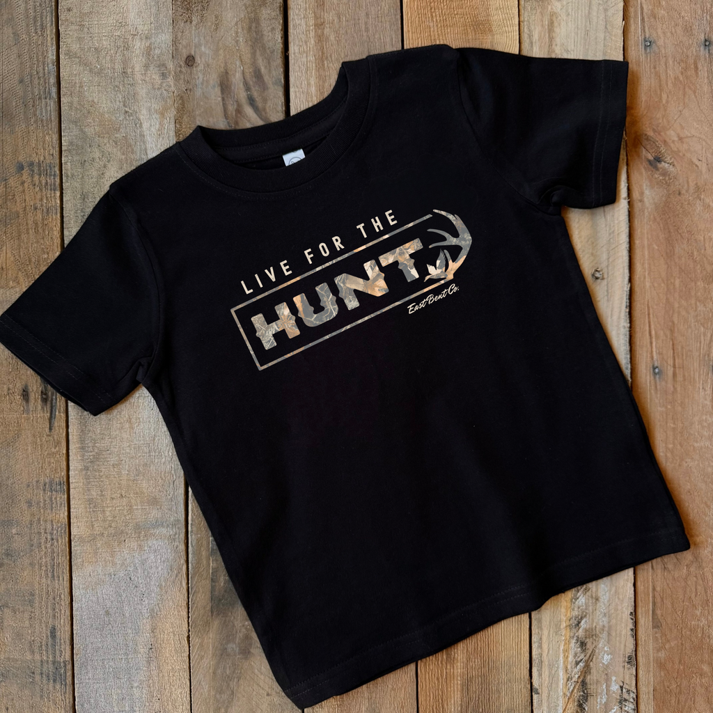 Live For The Hunt Kids Short Sleeve Shirt