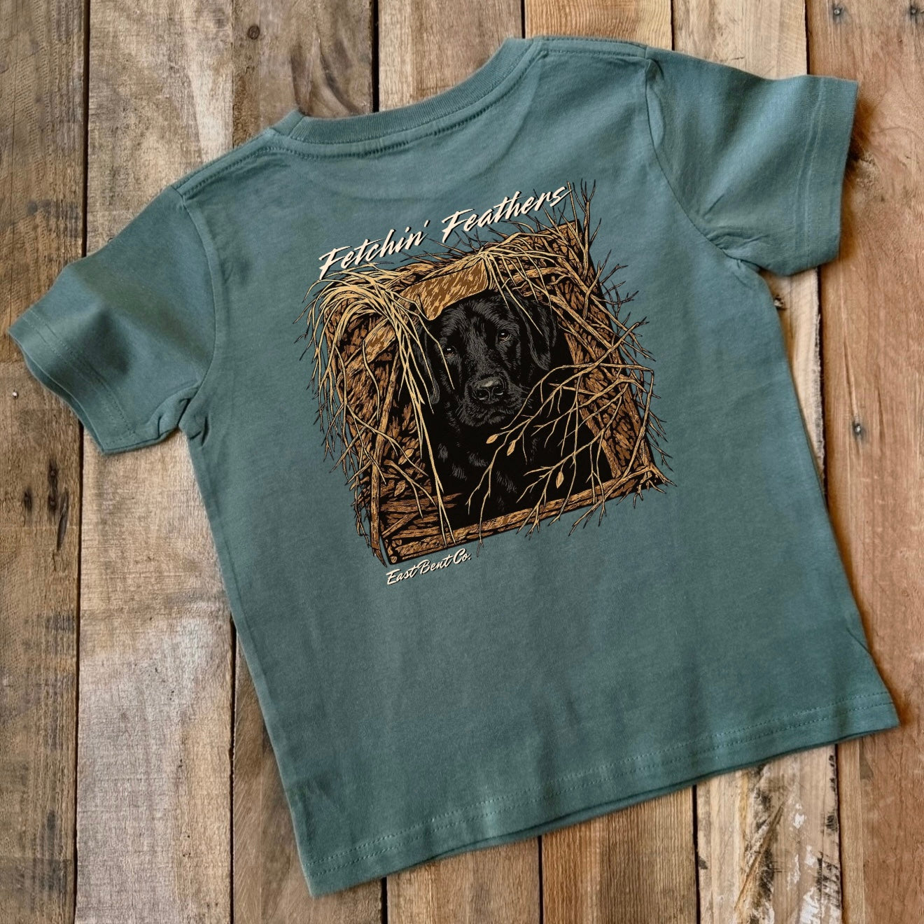 Fetchin’ Feathers Lab Short Sleeve Shirt