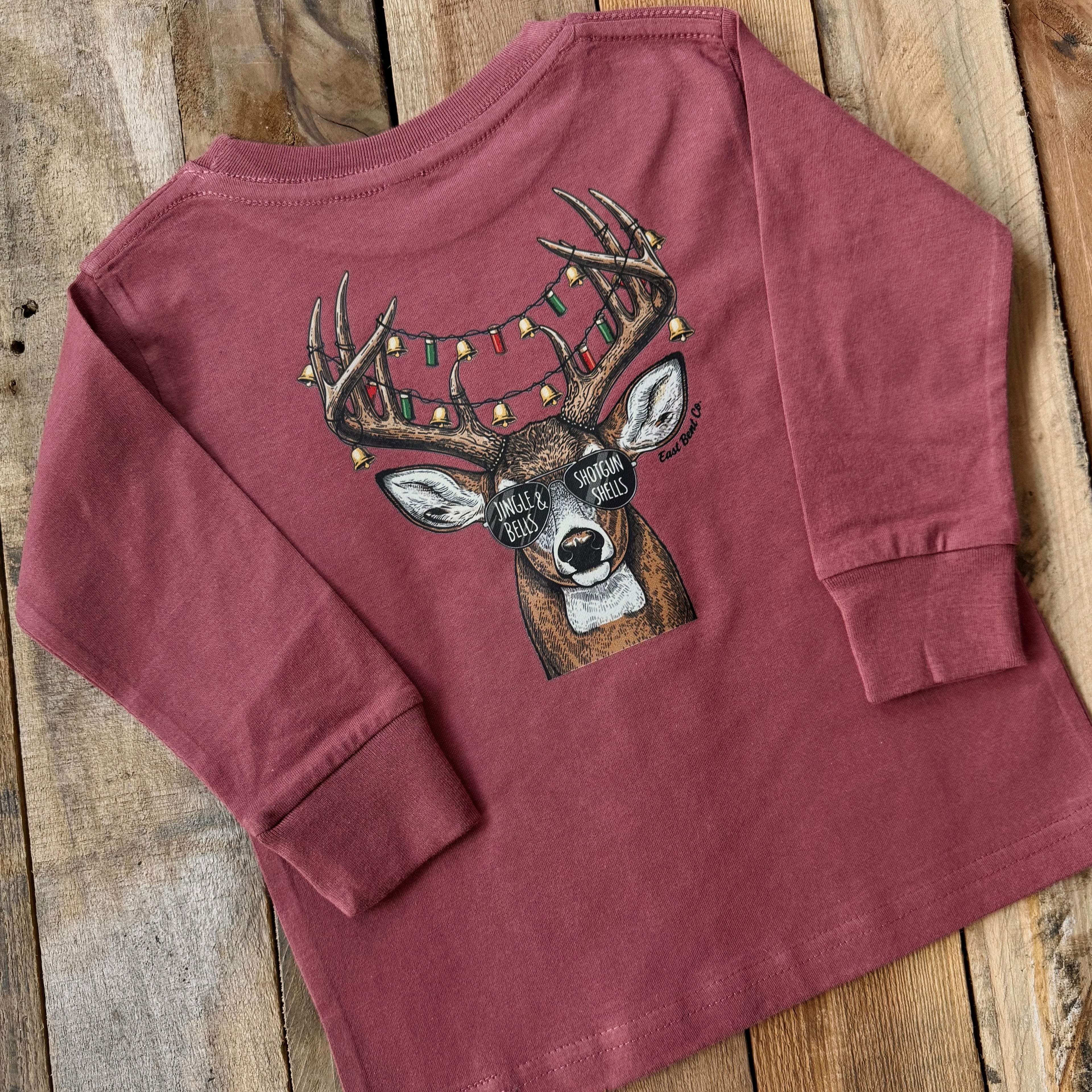 Jingle Bells & Shotgun Shells Long Sleeve Shirt
