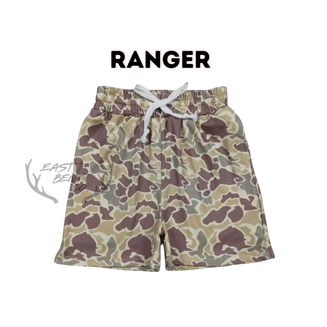 Ranger Camo Kids Chillax Shorts