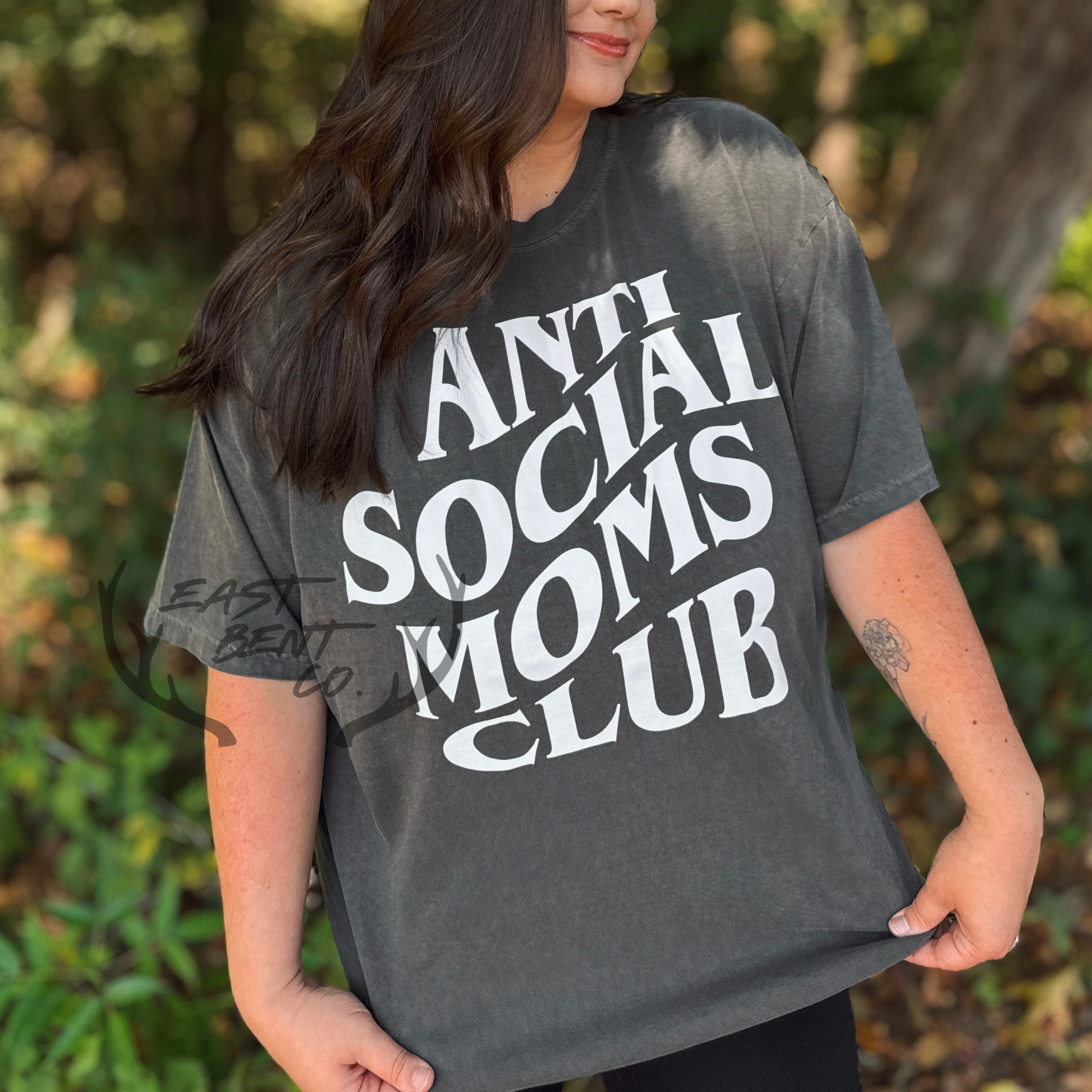 Anti Social Moms Club Adult Short Sleeve Shirt