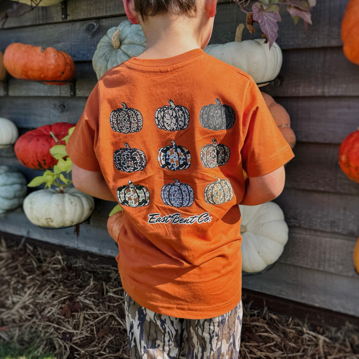 Camo Pumpkins Short Sleeve Shirt