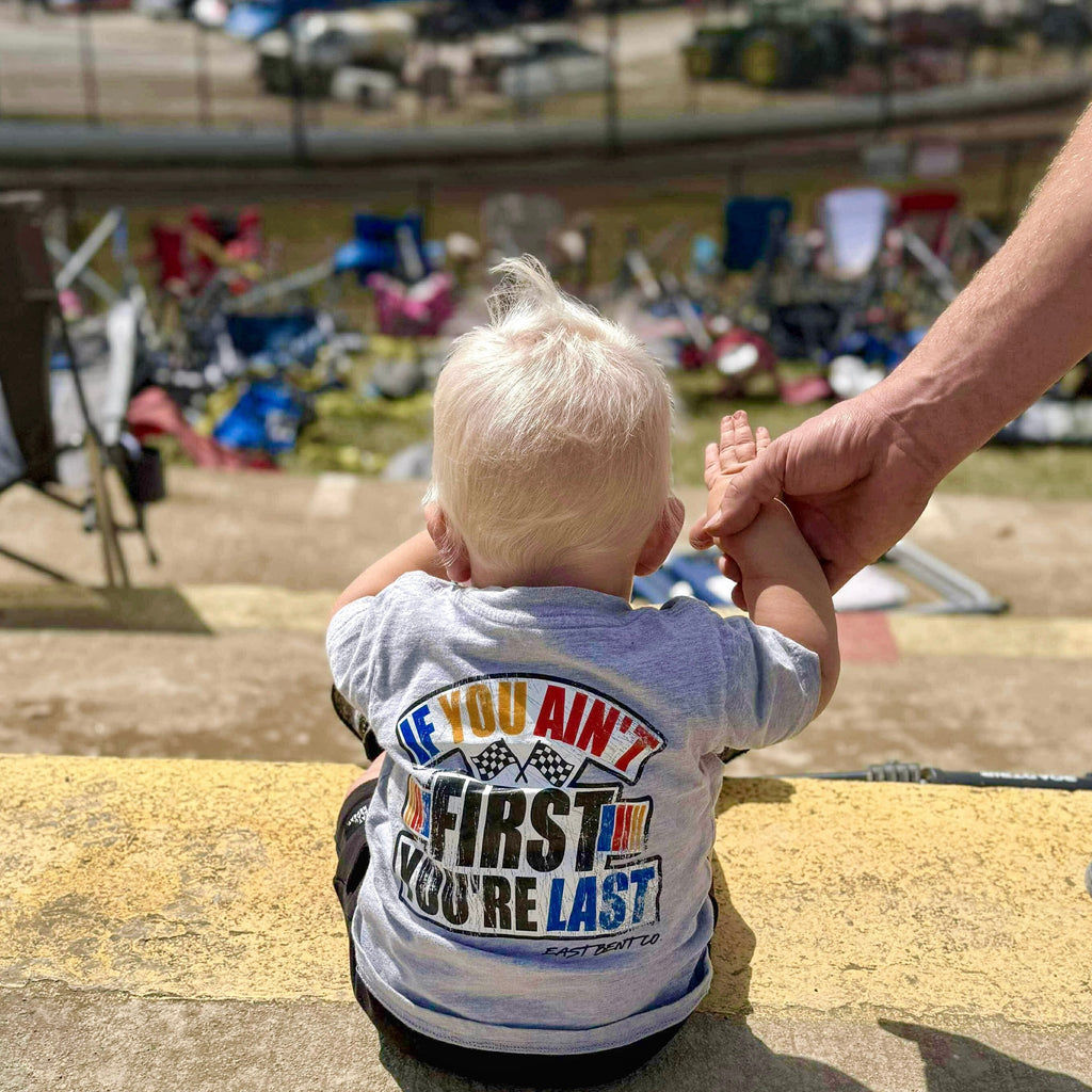 If You Ain’t First You’re Last Kids Short Sleeve Shirt