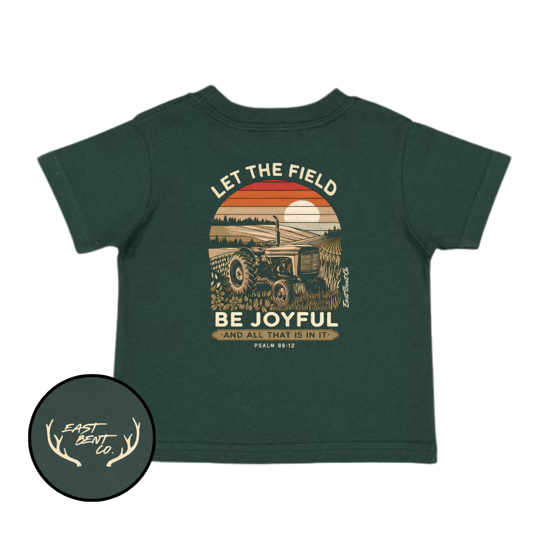 Let The Field Be Joyful Farming Short Sleeve Shirt