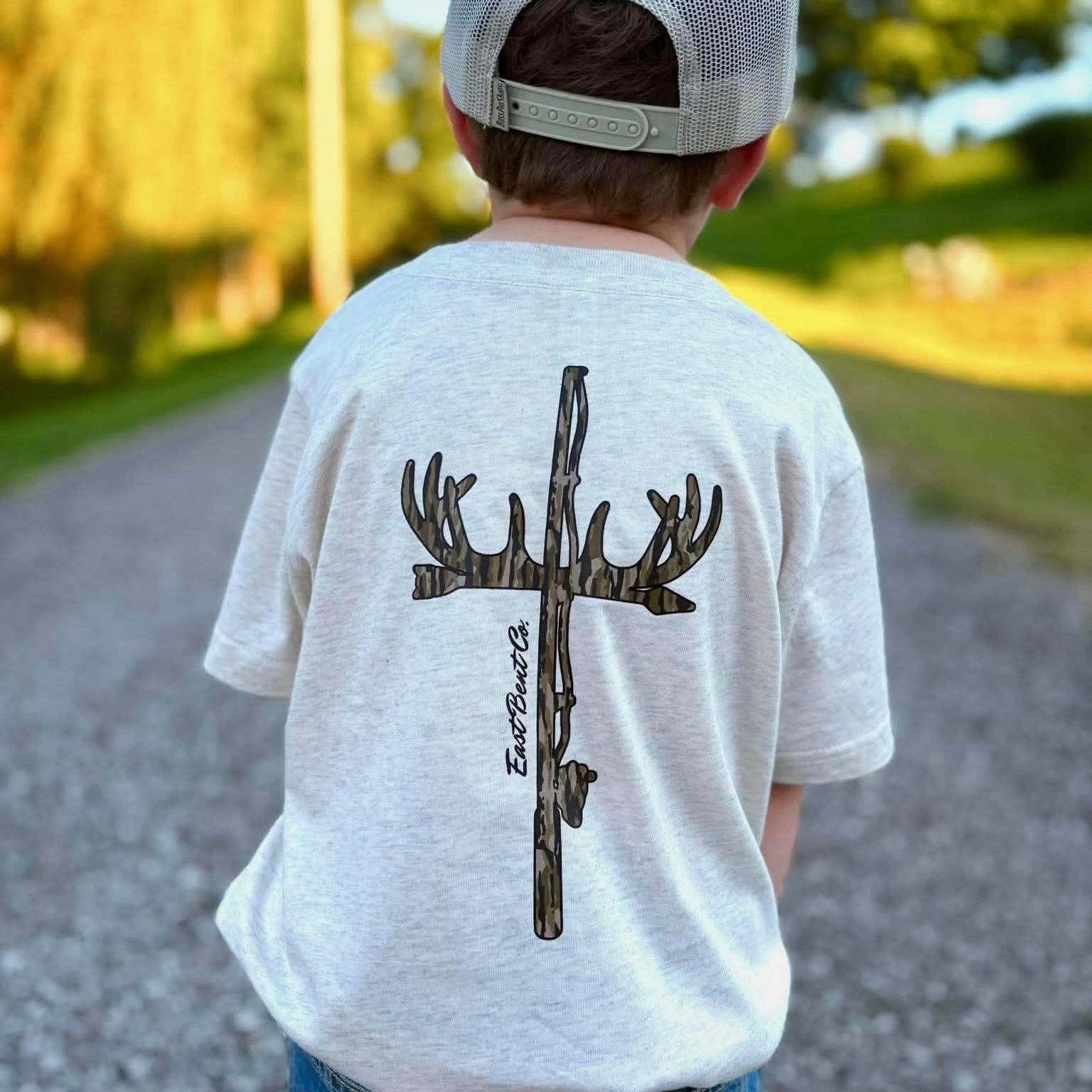 Camo Huntin’ Fishin’ Cross Short Sleeve Shirt