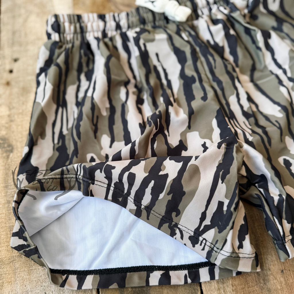 Fielder Camo Kids Swim Shorts