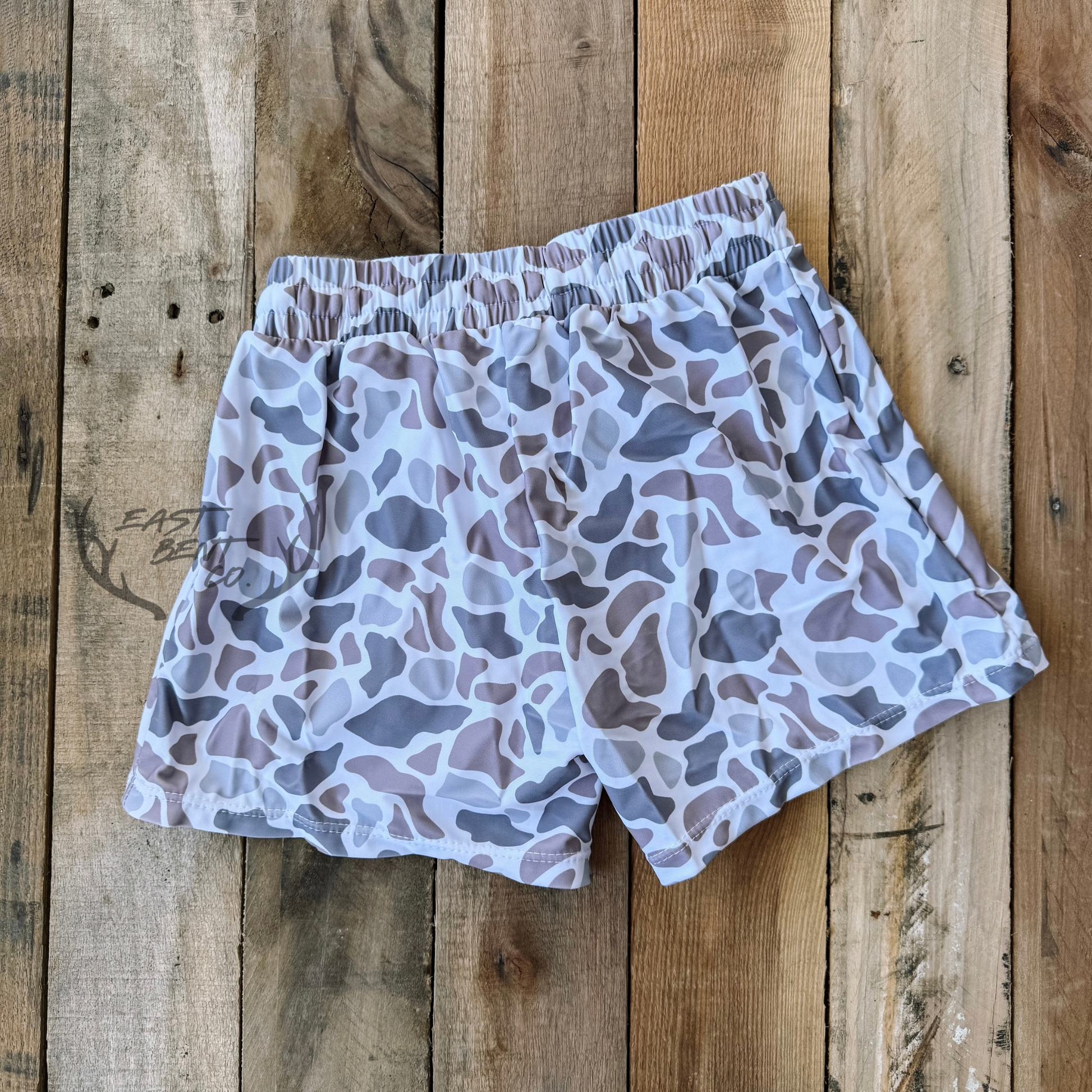 Glacier Camo Kids Swim Shorts