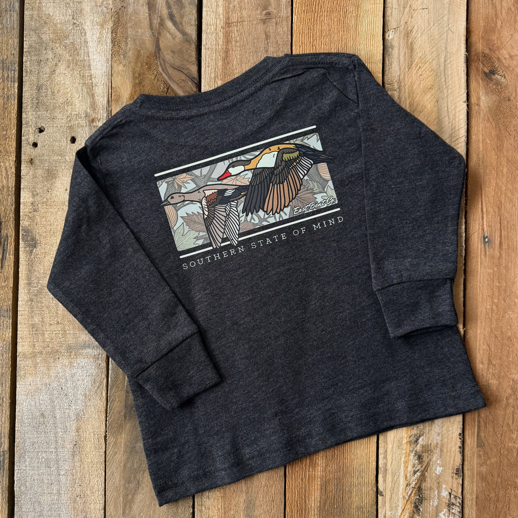 Southern State Of Mind Kids Long Sleeve Shirt