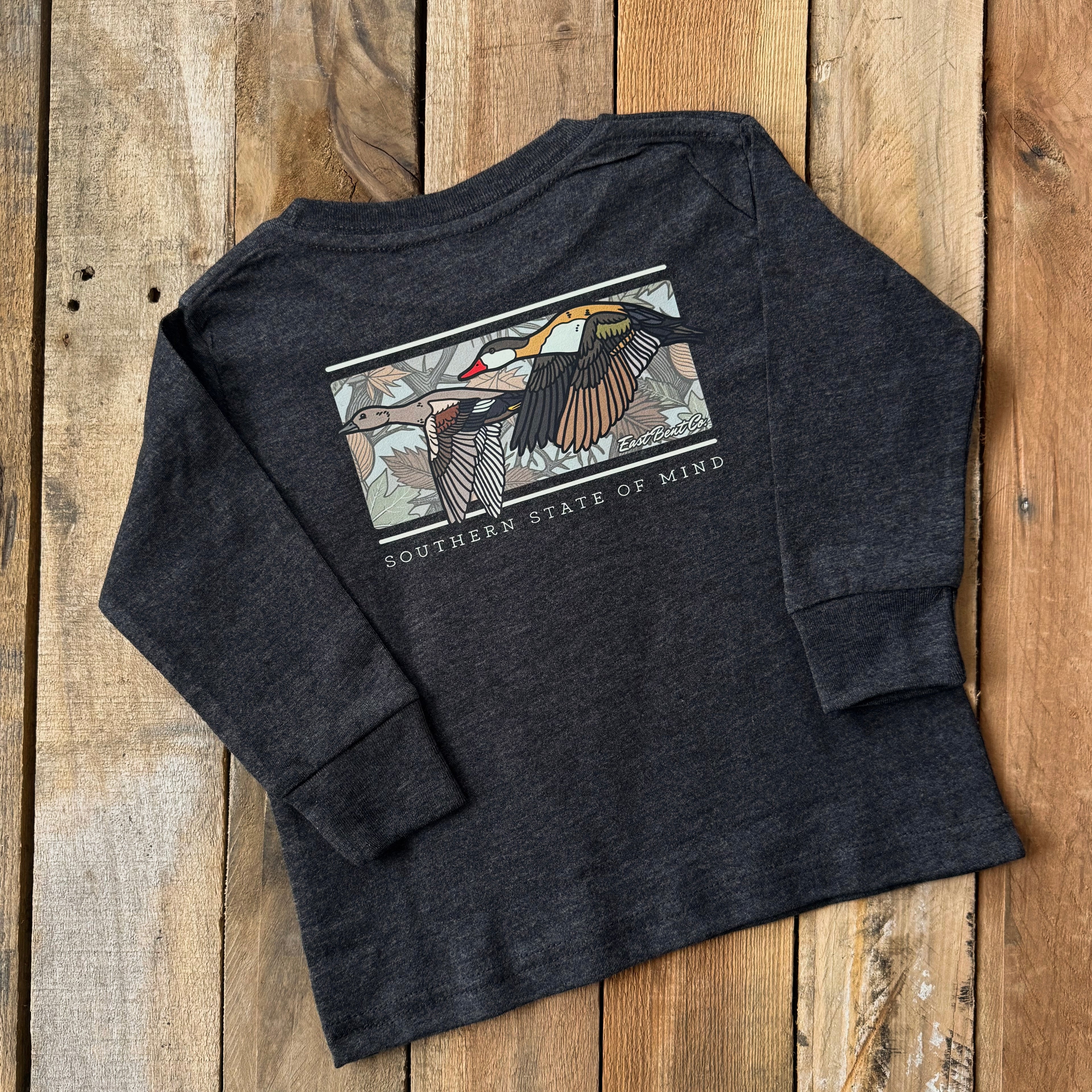 Southern State Of Mind Kids Long Sleeve Shirt
