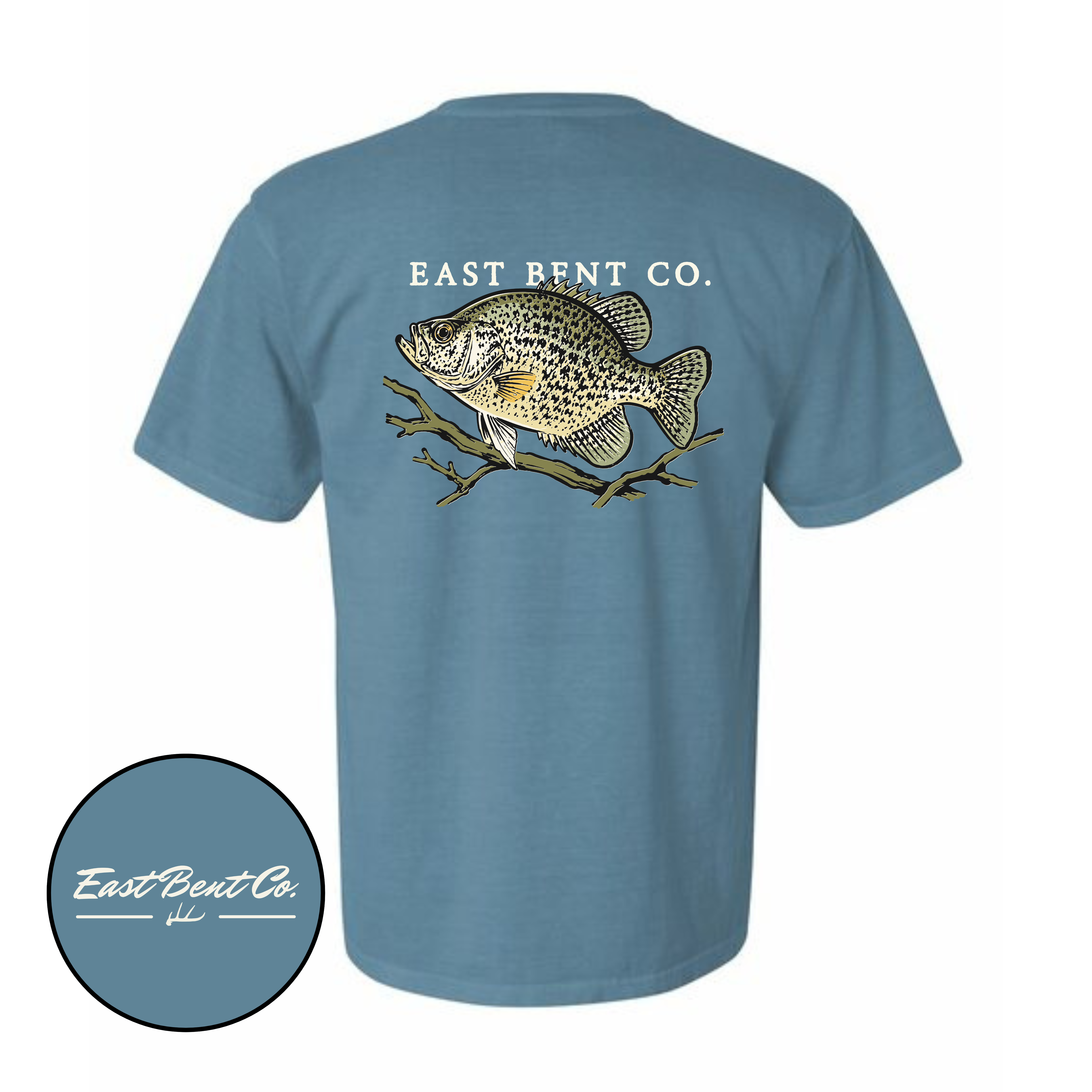Crappie Fish Adult Short Sleeve Shirt