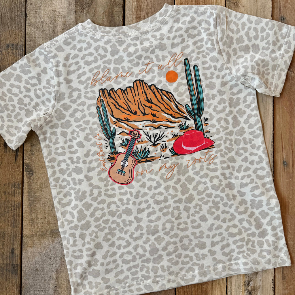 Blame It All On My Roots Girls Short Sleeve Shirt