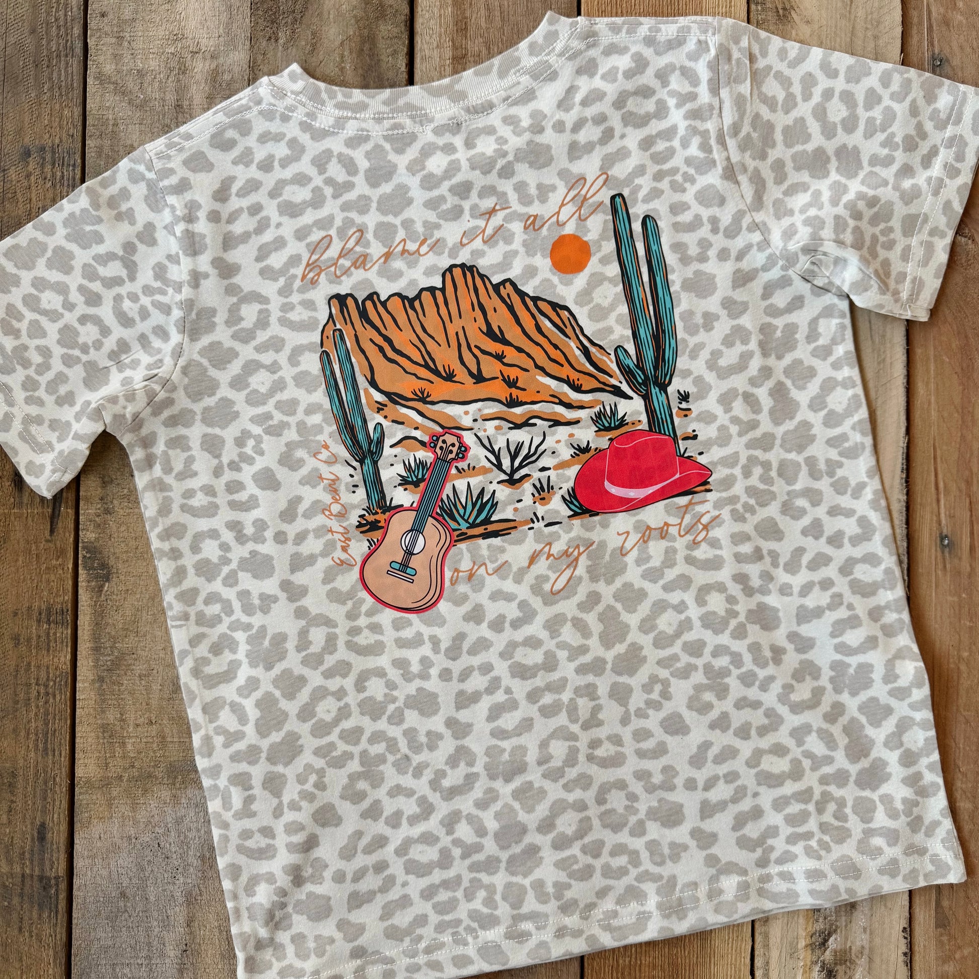 Blame It All On My Roots Girls Short Sleeve Shirt