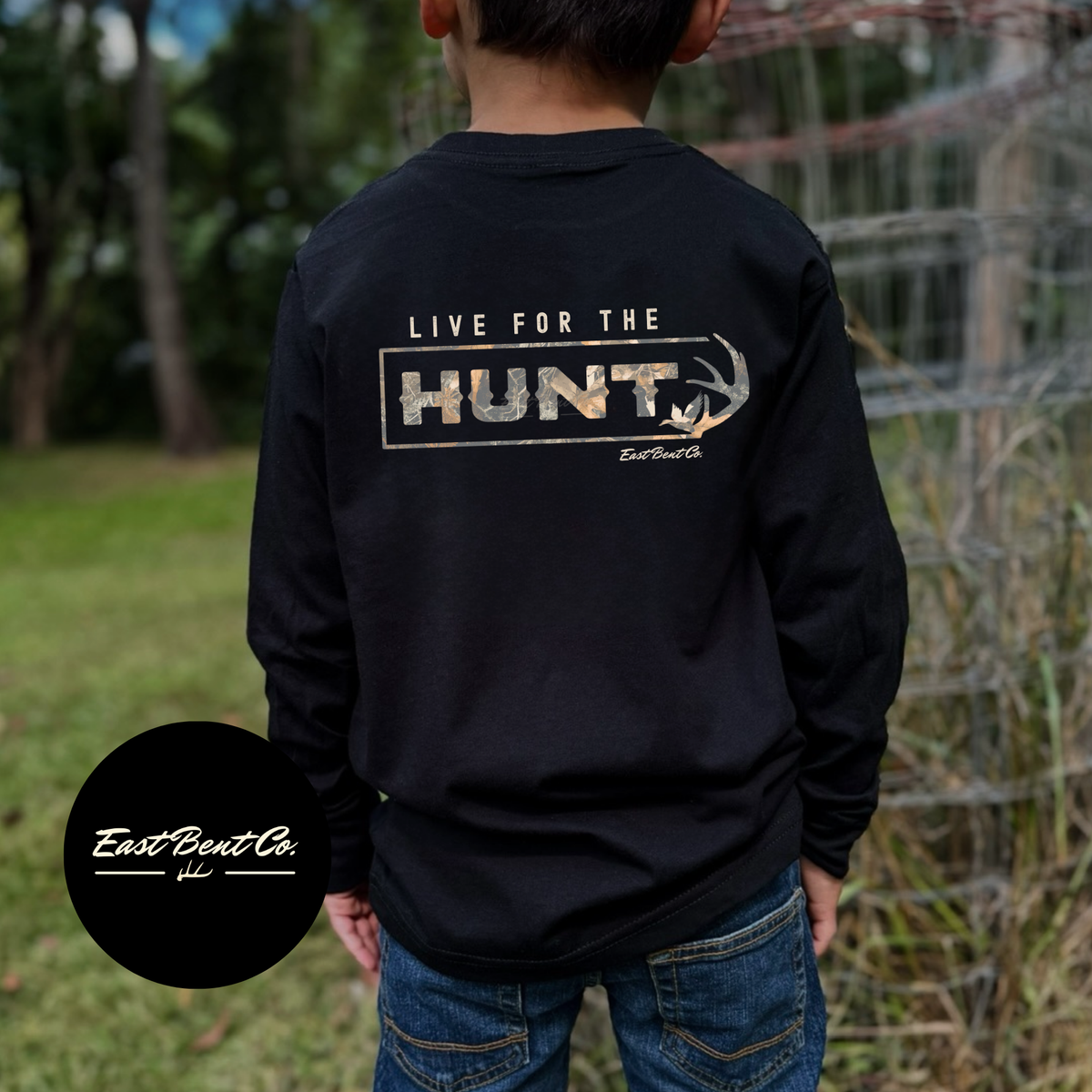 Live For The Hunt Kids Long Sleeve Shirt