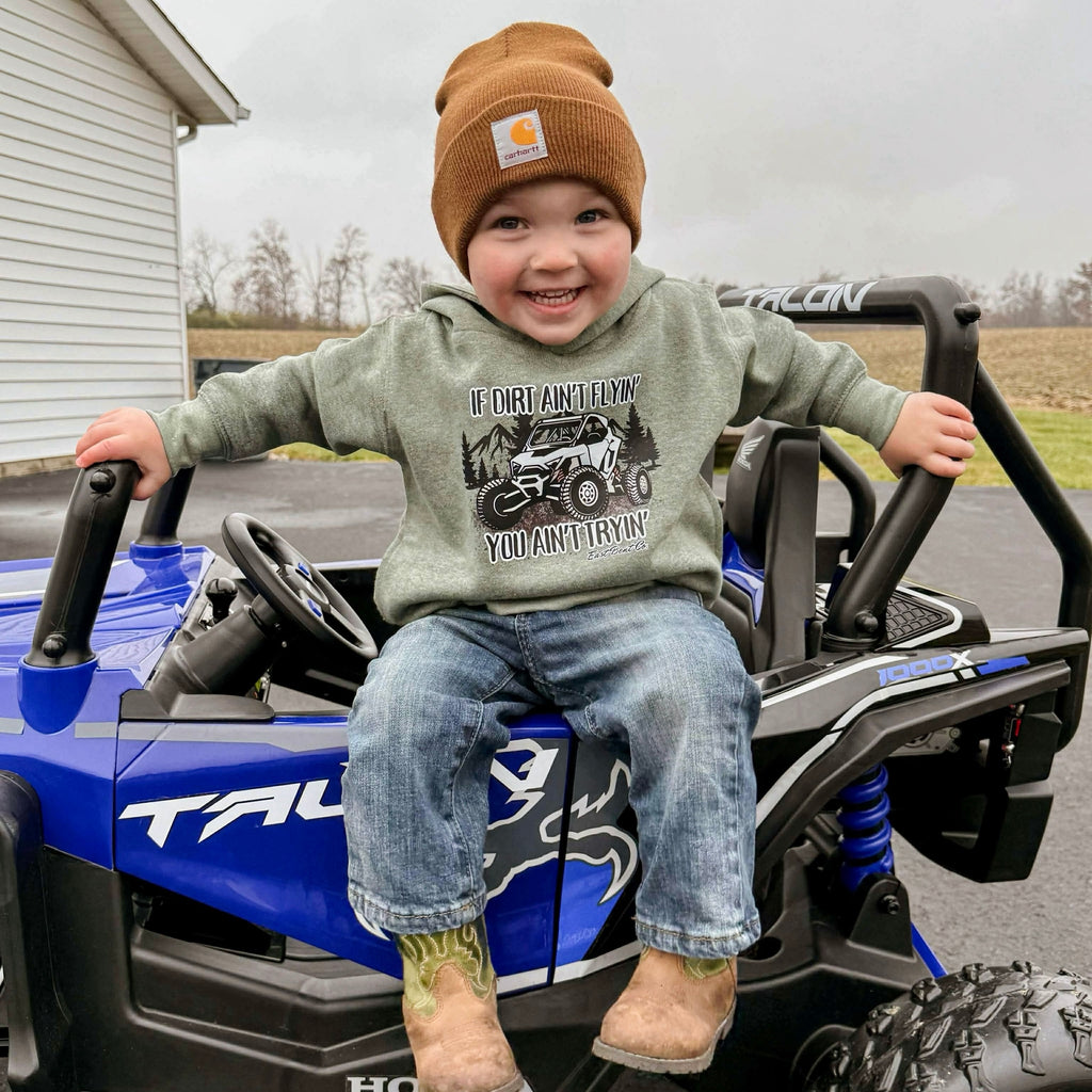 If Dirt Ain’t Flyin’ SXS Kids Hoodie